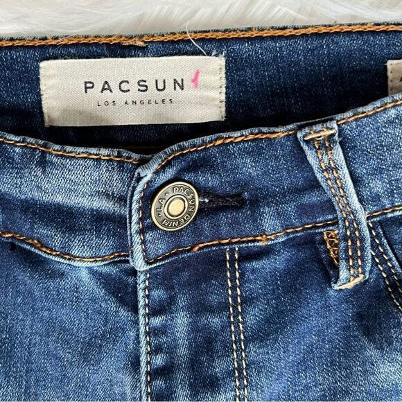 Women’s PacSun Beachy Ankle Jeggings Size 25 Super Stretch - Picture 4 of 6